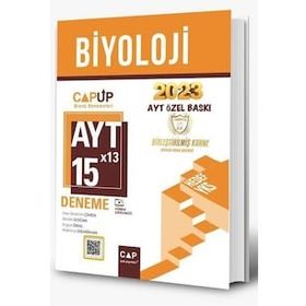 AYT Biyoloji 15 X 13 Up Deneme 2023 Özel Baskı - Çap Yayınları