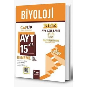 AYT Biyoloji 15 X 13 Up Deneme 2023 Özel Baskı - Çap Yayınları