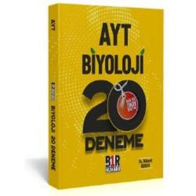 AYT Biyoloji 20 Deneme Bir Numara Yayınları Bülent Özbek