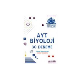 AYT Biyoloji 30 Deneme Çöz Kazan Yayınları
