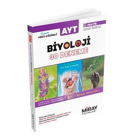Ayt Biyoloji 30 Deneme - Miray Yayınları