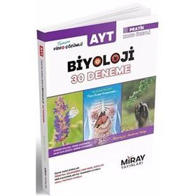 Ayt Biyoloji 30 Deneme - Miray Yayınları