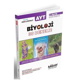 Ayt Biyoloji 30 Deneme - Miray Yayınları