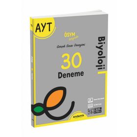 Ayt Biyoloji 30 Deneme Sınavı - Endemik Yayınları