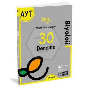 Ayt Biyoloji 30 Deneme Sınavı - Endemik Yayınları