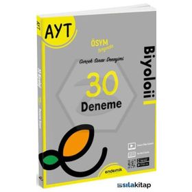 Ayt Biyoloji 30 Deneme Sınavı - Endemik Yayınları