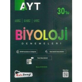 AYT Biyoloji 30'lu Deneme Kafadengi Yayınları