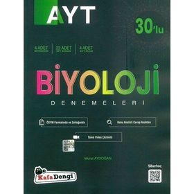 AYT Biyoloji 30'lu Deneme Kafadengi Yayınları