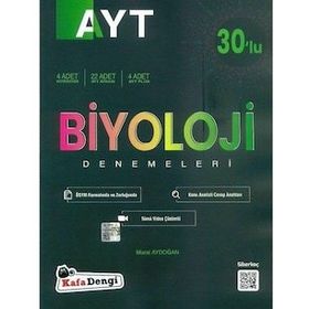 AYT Biyoloji 30'lu Deneme Kafadengi Yayınları