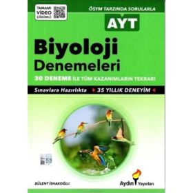 AYT Biyoloji 30'lu Denemeleri Aydın Yayınları
