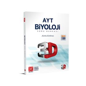 AYT Biyoloji 3d Soru Bankası 3d Yayınları
