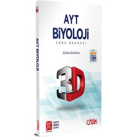 AYT Biyoloji 3d Soru Bankası Çözüm Yayınları