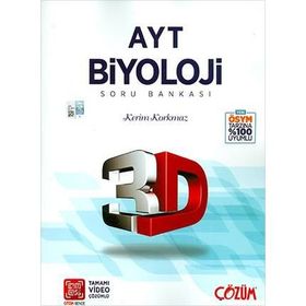 AYT Biyoloji 3d Soru Bankası Çözüm Yayınları