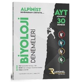 AYT Biyoloji Alpinist Aşamalı 30 Deneme-Rasyonel Yayınları