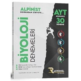 AYT Biyoloji Alpinist Aşamalı 30 Deneme-Rasyonel Yayınları