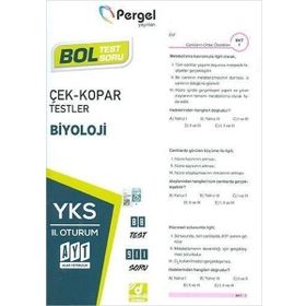 AYT Biyoloji Çek Kopar Testler-Pergel Yayınları