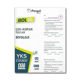 AYT Biyoloji Çek Kopar Testler-Pergel Yayınları