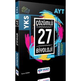 AYT Biyoloji Çözümlü 27 Deneme Yanıt Yayınları