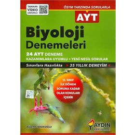 AYT Biyoloji Denemeleri - Aydın Yayınları