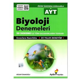AYT Biyoloji Denemeleri - Aydın Yayınları