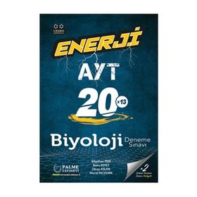 AYT Biyoloji Enerji 20 Deneme Palme Yayınları