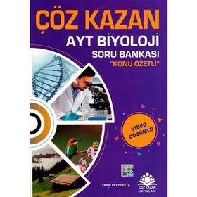 AYT Biyoloji Konu Özetli Soru Bankası Çöz Kazan Yayınları