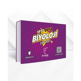 Ayt Biyoloji Orta Cep Test Karekök Yayınları
