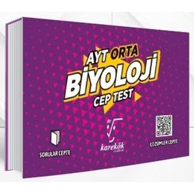 Ayt Biyoloji Orta Cep Test Karekök Yayınları