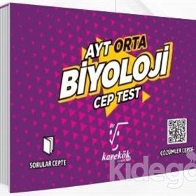 Ayt Biyoloji Orta Cep Test Karekök Yayınları