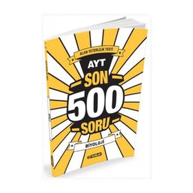 AYT Biyoloji Son 500 Soru Hız Yayınları