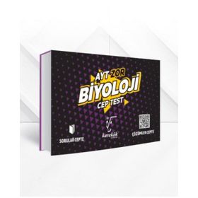 AYT Biyoloji Zor Cep Test Karekök Yayınları