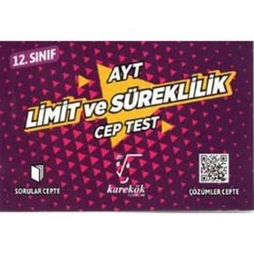 AYT Cep Test 12. Sınıf Limit Ve Süreklilik