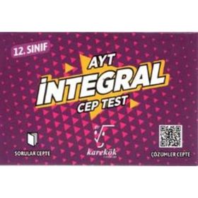 AYT Cep Test İntegral Karekök Yayınları