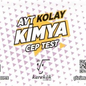 AYT Cep Test Kimya Kolay Karekök Yayınları