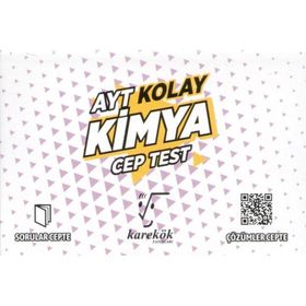 AYT Cep Test Kimya Kolay Karekök Yayınları