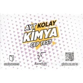 AYT Cep Test Kimya Kolay Karekök Yayınları