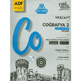 Ayt Coğrafya 2 Çek Kopart Akıllı Konu Anlatım Föyü Adf-Soru Kalesi Yayınları