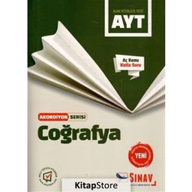 AYT Coğrafya Akordiyon Serisi Kollektif Sınav Dergisi Yayınları