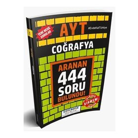 AYT Coğrafya Aranan 444 Soru-Sistematik Yayınları