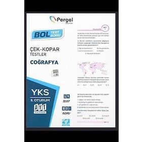 AYT Coğrafya Çek Kopar Testler - Pergel Yayınları