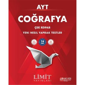 AYT Coğrafya Çek Kopar Yaprak Test-Limit Yayınları