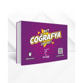Ayt Coğrafya Cep Test Karekök Yayınları
