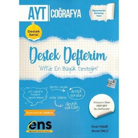 AYT Coğrafya Destek Defterim Ens Yayıncılık
