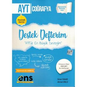 AYT Coğrafya Destek Defterim Ens Yayıncılık