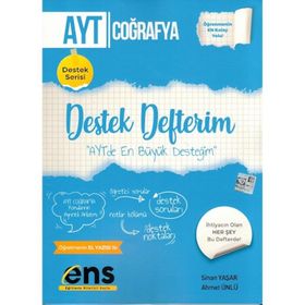 AYT Coğrafya Destek Defterim Ens Yayıncılık