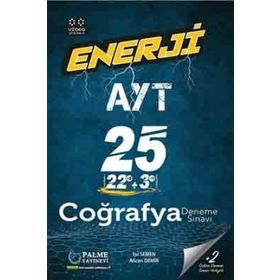 Ayt Coğrafya Enerji 25 Deneme Sınavı - Palme Yayınevi