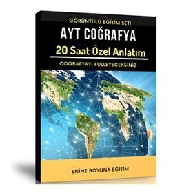AYT Coğrafya Görüntülü Eğitim Seti 20 Saat Özel Anlatım Enine Boyuna Eğitim