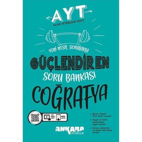 AYT Coğrafya Güçlendiren Soru Bankası Ankara Yayıncılık