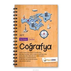AYT Coğrafya İçi Dolu Defter Hiper Zeka Yayınları