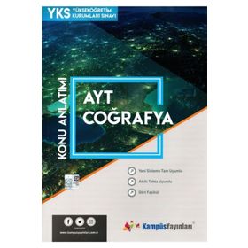 AYT Coğrafya Kampüs Yayınları
